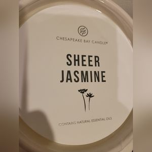 Chesapeake Bay Candle 3-wick Sheer Jasmine Candle BRAND NEW
